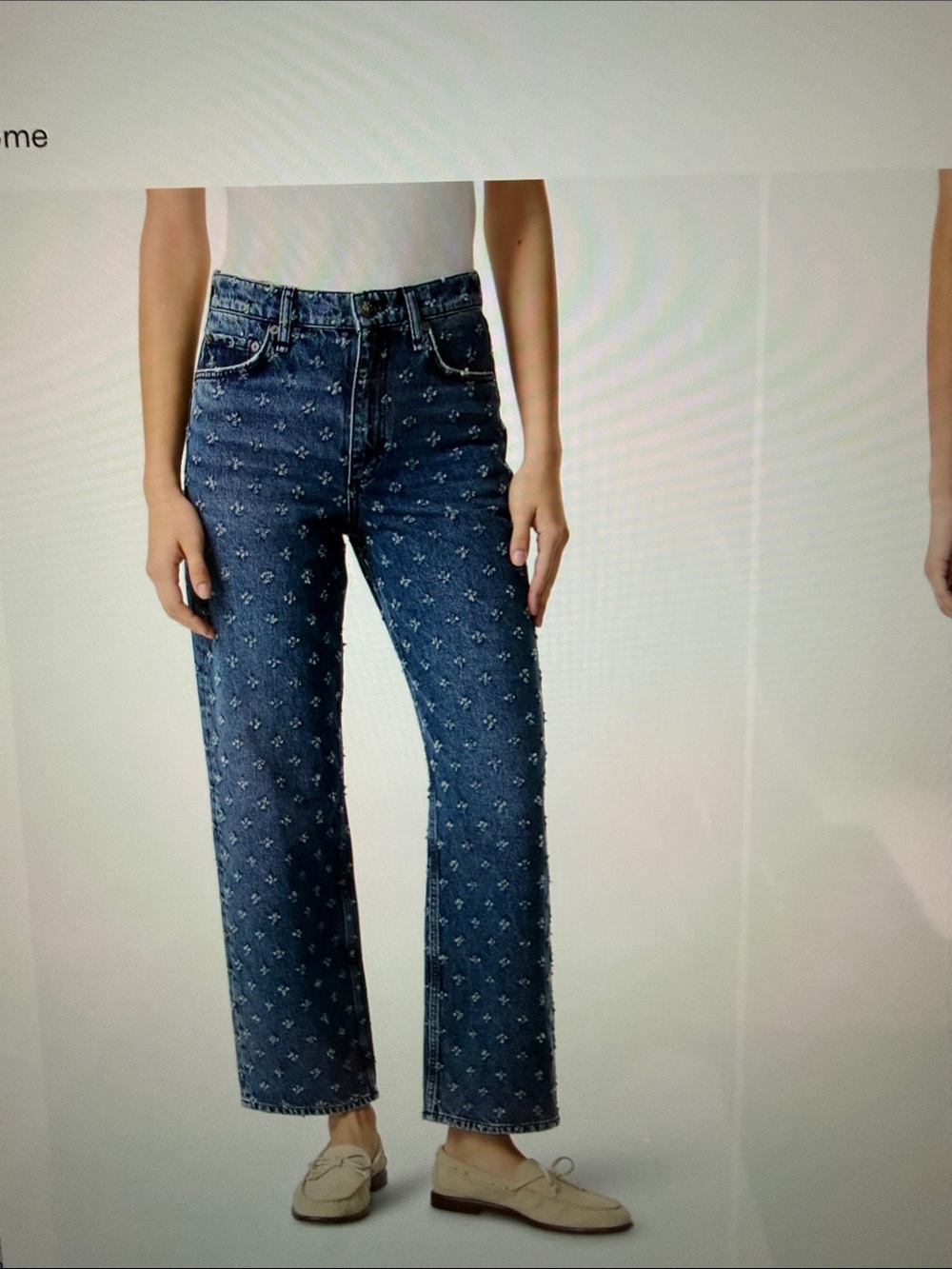 RAG & BONE Clip Dot Jeans sz 28